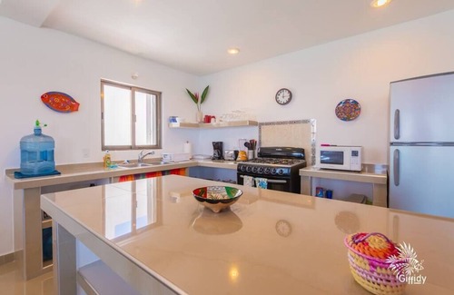 Colonia Meteorologico Apartment | Casa Perla Suite 2 : Caribbean Oceanfront 2 Bdrm w/rooftop dipping pool