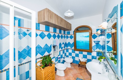 Montepertuso Apartment | Casa Sansone terrace overlooking the sea