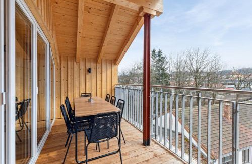 Miesbach Apartment | Casa Schlierach - Küche, Nespresso & Bergblick