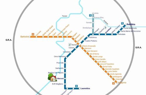 Quartiere XI Portuense Apartment | casaemily TrenoFiumicinoAir-VillaBonelli-Ostiense