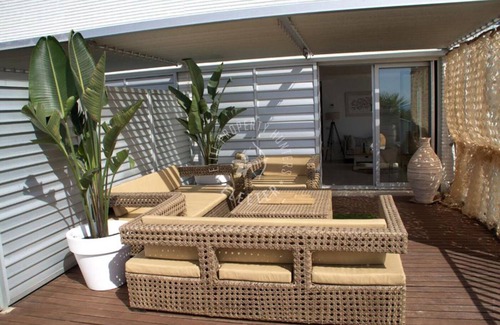 Les Roquetes Apartment | Casas del Mar 5 minutes from Sitges! Duplex with sea views