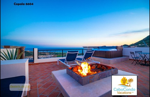 Los Cabos Condo | CCV Quivira-2Bedroom Condo, Rooftop FirePit/HotTub and Golf!