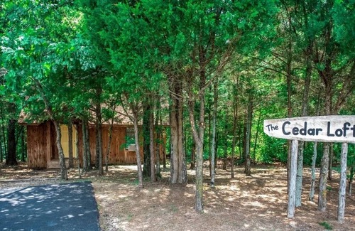 Lindale Cabin | Cedar Loft - This Rustic Retreat Is Just A Short Drive From Fishing And Shopping by RedAwning