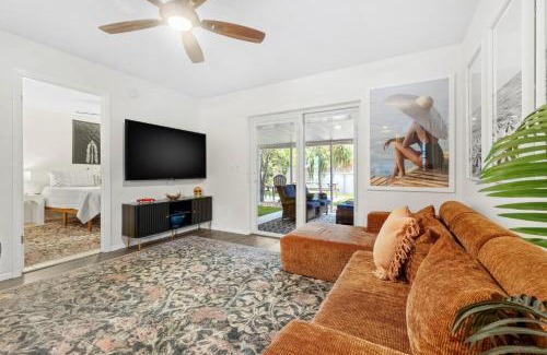 Gulfport House | Celebrate Holidays at our Stylish Gulfport House with Pool! Steps to Downtown Restaurants, Shops & Gulfport Beaches!