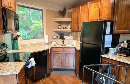Big Canoe Ski Chalet | Chalet 141 - Peaceful wooded views, cozy interiors, plus wifi!