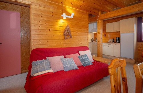 La Feclaz Ski Chalet | Chalet '331 - Village Nordique' with Mountain View, Shared Pool and Private Terrace