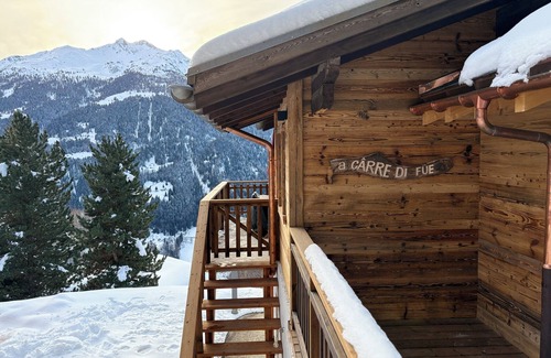 St. Luc Ski Chalet | Chalet CarreDiFue | 4bed | 180° view | Nordic bath