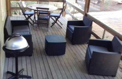 Agde Ski Chalet | Chalet climatisé avec piscine chauffée et parking dans une pinède calme - FR-1-607-64