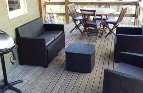 Agde Ski Chalet | Chalet climatisé avec piscine chauffée et parking dans une pinède calme - FR-1-607-64
