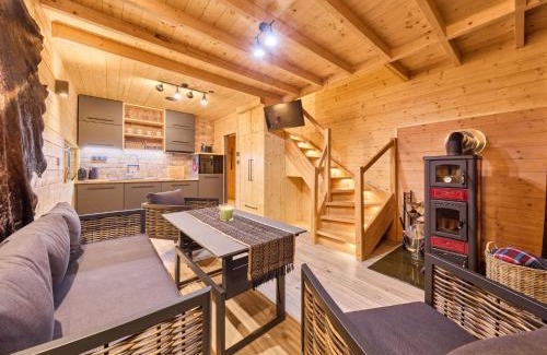 Mlade Buky Ski Chalet | Chalet Luxe Timber Lodge & Relaxing Bath by Interhome