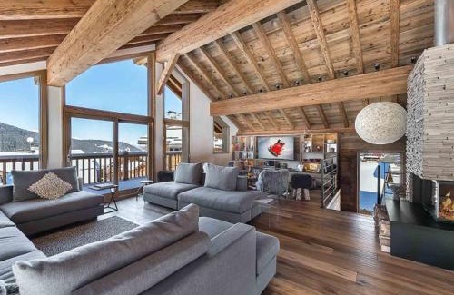 Meribel Village Ski Chalet | Chalet moderne à Méribel avec jacuzzi et sauna - FR-1-566-30