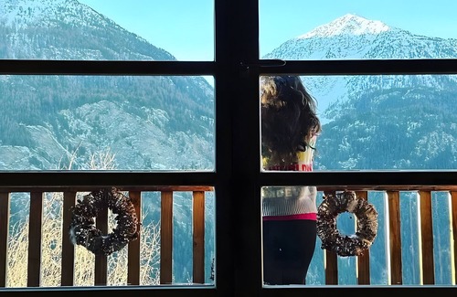 Saint-Andre Ski Chalet | Chalet 'Nevala' with Mountain View, Private Terrace and Wi-Fi