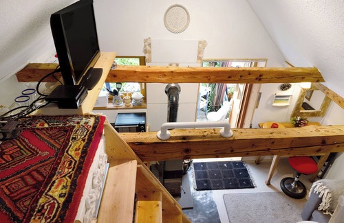 Beringstedt Ski Chalet | Chalet 'Tinyhouse-gem-kleinodye' with Shared Terrace and Private Garden