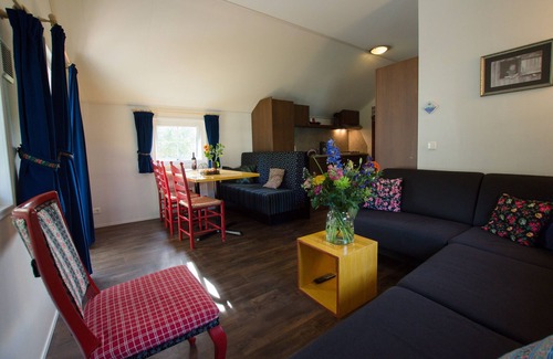 IJhorst Ski Chalet | Chalet with dishwasher, in natural environment