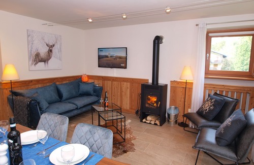 Champoluc Apartment | Champoluc centre next to ski lifts, 3 bedrooms , cosy log burner, Wifi, sleeps 6