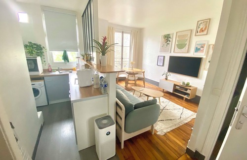 Vitry-sur-Seine Apartment | Charmant 2 Pièces Entièrement Équipé à 15mn de Paris !