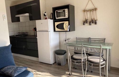 Balaruc-les-Bains Apartment | Charmant T1 climatisé avec wifi, proche thermes et commerces, balcon, 2 étoiles, Balaruc-les-Bains - FR-1-553-35