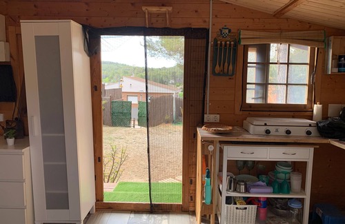 Vallpineda Cottage | Charmante Petite Maison en Bois Avec Piscine
