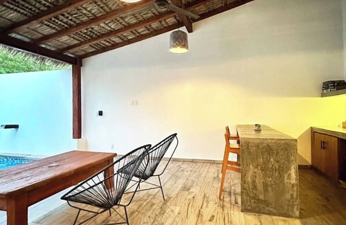 Brisas de Zicatela House | Charming 1-bedroom house Brisas de Zicatela with WiFi, AC, palapa,swimmingpool