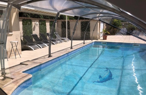 Bollene Villa | Charming 220m² Villa, 5 bedrooms, pool (heated), in Provence, 4-star * rated