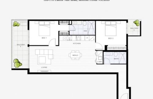 Moonee Ponds Apartment | Charming 2b Apt in Heart of Moonee Ponds