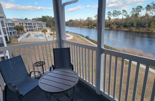 Carolina Forest Condo | Charming 2BR Condo w/Pools, Hot Tub & Waterway Views Near Myrtle Bch Attractions
