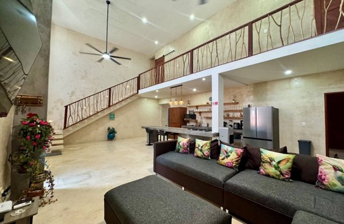 Chelem Villa | Charming 3-bedroom villa with AC, fitness room in brilliant Chelem