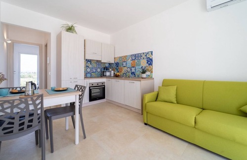 Pachino Apartment | Charming 40 sqm apartment, perfect for 4 people, located on the first floor of a building.The property is located inside the Borgo 81 Residence, in a quiet location and a few minutes drive from the center of Marzamemi and the main tourist destinations in