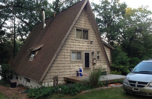 Twin Lake House | Charming A-Frame on great fishing lake and state trail