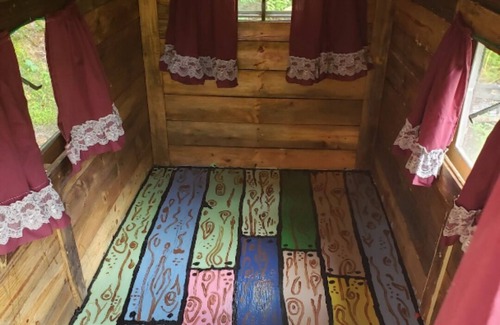 Dorset Cabin | Charming A Frame tent on wheels- with complimentary bagged continental breakfast
