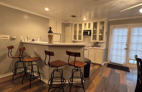 New Boston House | Charming barn with AC in Simms - Perfect for a secluded cozy getaway.