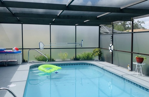 Spring Hill House | Charming Beach Getaway Villa with Large Private heated Pool