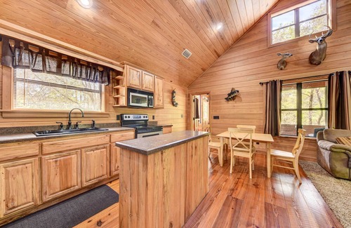 Charlton County Cabin | Charming Cabin w/Decks & Fire Pit - Walk to River