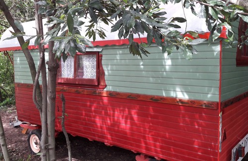Vallauris Cabin | Charming caravan in a green setting near the beach
