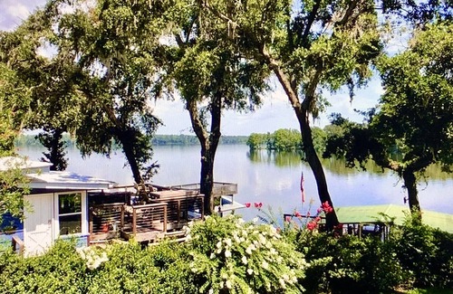 Telogia Cottage | Charming cottage, incredible views! Outdoor living areas, huge dock, clean!