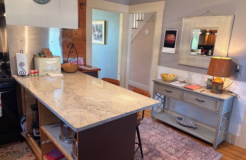 Oakland House | Charming historic guest house on farm 3 bedrooms wood stove pet friendly
