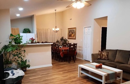 Apex House | Charming home-covered patio-fenced yard-comfy beds