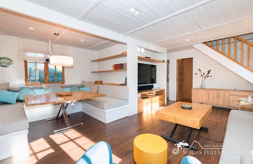 Olivella Ski Chalet | Charming House with Private Pool, Hot Tub & Wonderful Views near Sitges