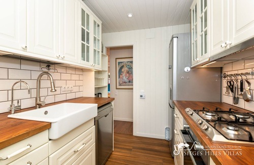 Olivella Ski Chalet | Charming House with Private Pool, Hot Tub & Wonderful Views near Sitges