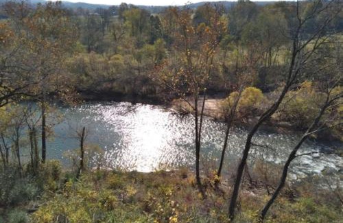 Yellville Apartment | Charming Inn w Gorgeous Views Crooked Creek 2 Queens and Kitchen