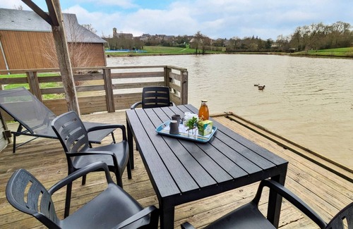 Villiers-Charlemagne Cottage | "Charming Lakeside Chalet with Private Fishing Pier, Game Room, and Nearby Village Amenities"
