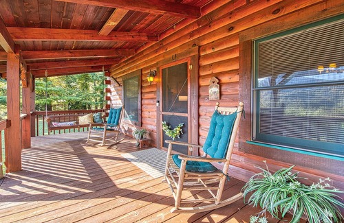 Maggie Valley Cabin | Charming Log Cabin near the Smoky Mountains w/Spectacular Mountain & Elk Views!