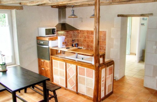 Mazieres-de-Touraine Cottage | Charming Rustic Cottage: Private Garden, Pet-Friendly, Near Loire Castles, WiFi, A/C, Wood Stove