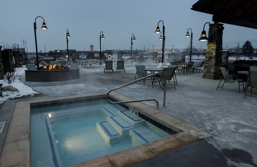 Midvale Apartment | Charming Studio Suite Near Jordan Landing! Heated Pool & Hot Tub. Free Breakfast Buffet.