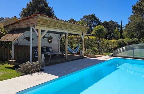 Lacanau-Ocean Villa | CHARMING VILLA/NEAR THE SEA/HEATED, SECURE POOL