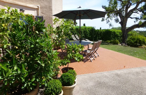 Valbonne Villa | Charming villa, Quiet and Peaceful Villa with AC - private Saltwater pool.
