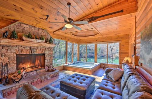 Blue Ridge House | Cherry Lake Lodge with Hot Tub, Fire Pit and Game Room