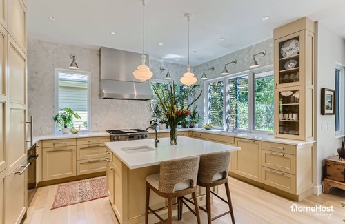 Lower Arapahoe House | Chic Home with Lush Garden & Mountain Views, Steps to Downtown & CU