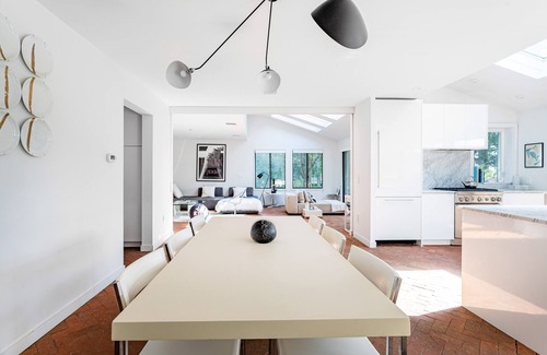 Hay Beach House | Chic modern mid century home with saltwater pool and expansive views