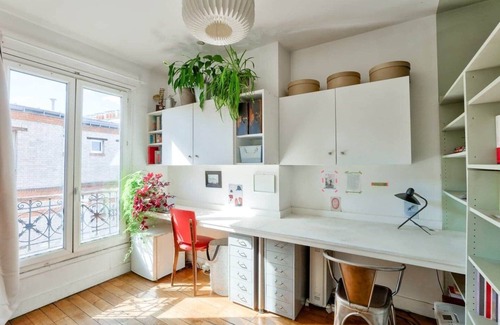 Riquet Stalingrad Apartment | Chic T2, Contemporary, Paris 18, Bright, Wifi.